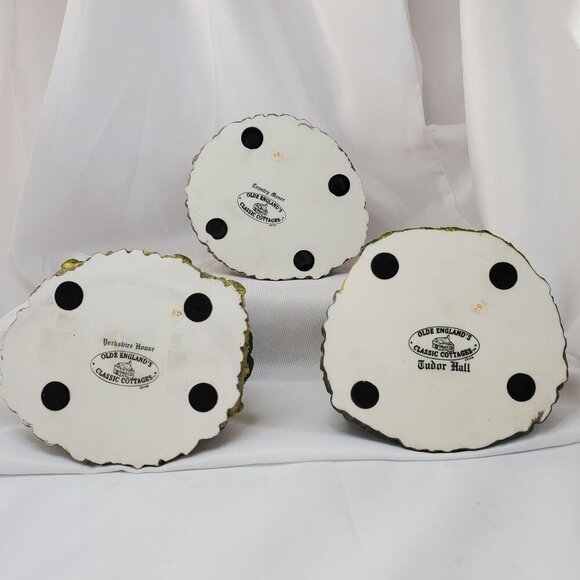 Olde Englands Classic Cottages Collectible Figurines Set Of 3 - Picture 6 of 15